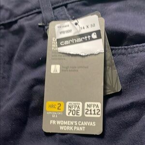 Carhartt Women's Canvas Work Pant in Navy